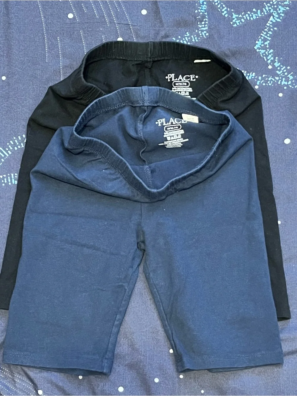 Girls Sz 7/8 Children's Place Solid Bike Shorts Chartwheel Shorts 5 pairs
